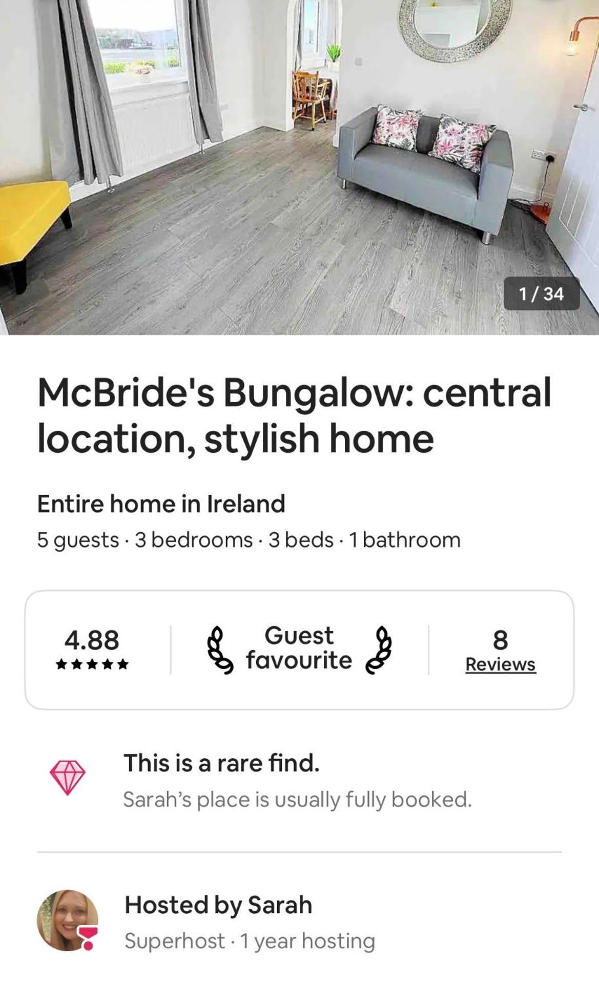 Mcbride'S Bungalow, Chapel Road Dungloe 도니골 외부 사진